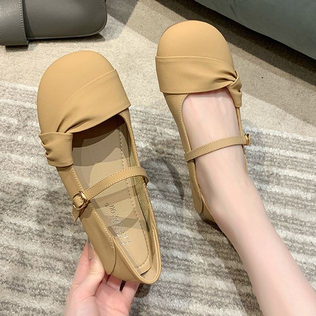 UETEEY  giày búp bê Mary Jane Lolita Đế da mềm đế êm thời trang 2023   Phong cách Hàn Quốc Thoải mái Thời trang B28G19V 36Z230909