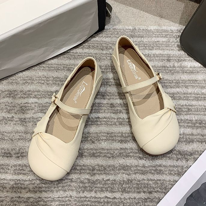 UETEEY  giày búp bê Mary Jane Lolita Đế da mềm đế êm thời trang 2023   Phong cách Hàn Quốc Thoải mái Thời trang B28G19V 36Z230909