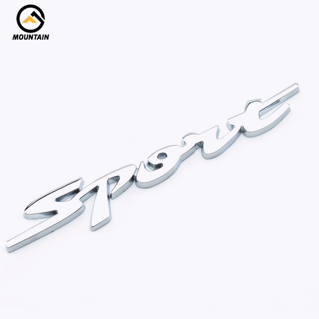 Sticker Kim Loại 3d Hình Ngọn Núi Trang Trí Xe Hơi Thể Thao