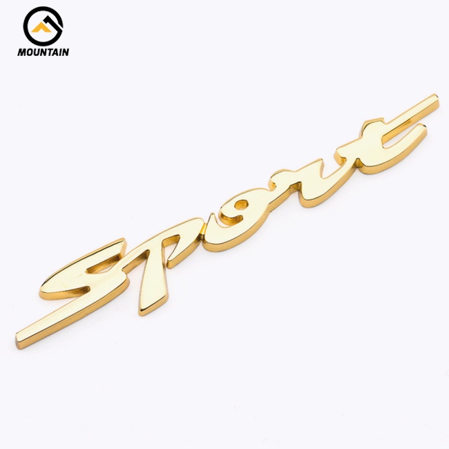 Sticker Kim Loại 3d Hình Ngọn Núi Trang Trí Xe Hơi Thể Thao