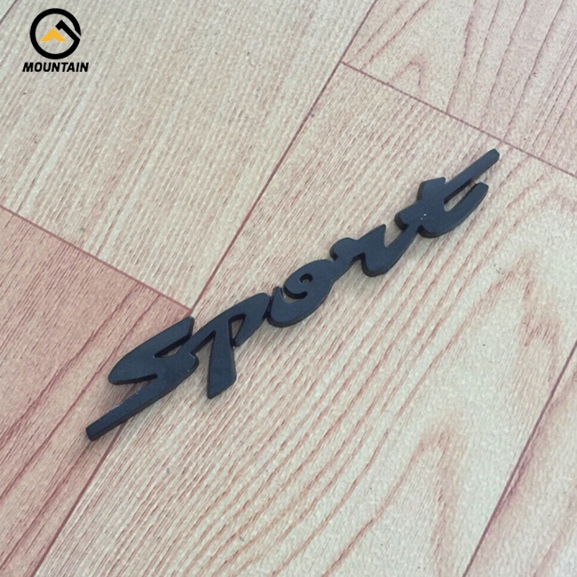 Sticker Kim Loại 3d Hình Ngọn Núi Trang Trí Xe Hơi Thể Thao