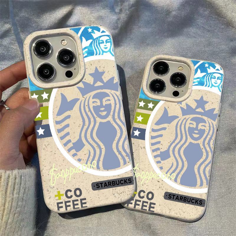 Ốp Điện Thoại Hình Nàng Tiên Cá Màu Tím Cho Iphone 15 14 13Pro 12 / 11 Xsmax xr / cz0e