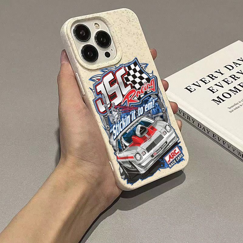 Ốp Điện Thoại Hình Đua Xe Cho Iphone 15 14 13Pro 12 / 11 Xsmax xr / 5fyg