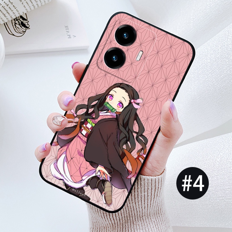 Vivo Ốp Điện Thoại Dẻo Họa Tiết demon slayer Cho Vivoy77 y76 y72 y50 y30 y35 2022 y36 4g y31 2021 y51 2020 y33s y91 y95 y93 y91c y1s