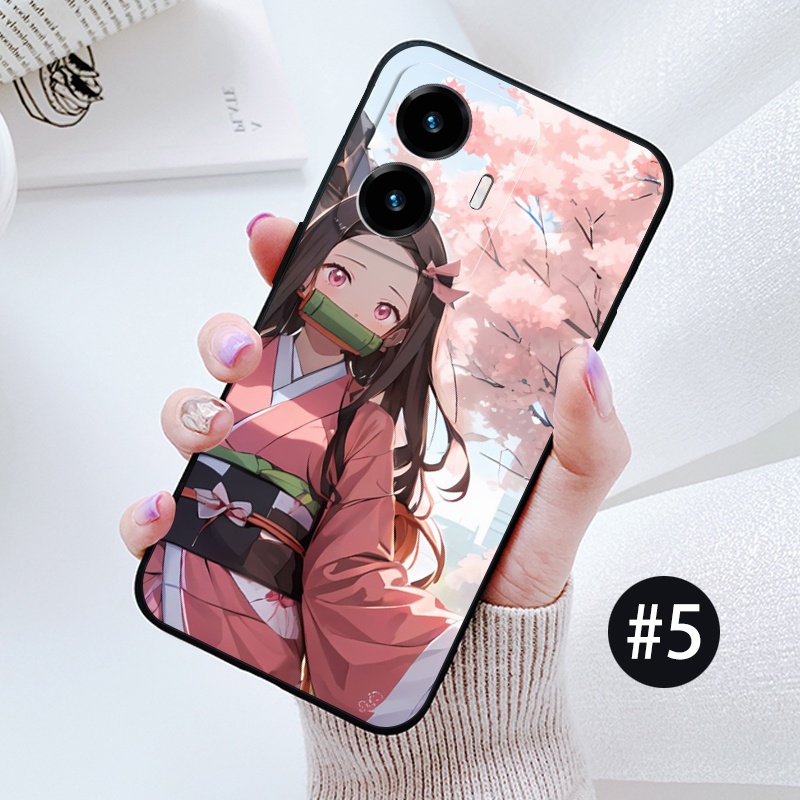 Vivo Ốp Điện Thoại Dẻo Họa Tiết demon slayer Cho Vivoy77 y76 y72 y50 y30 y35 2022 y36 4g y31 2021 y51 2020 y33s y91 y95 y93 y91c y1s