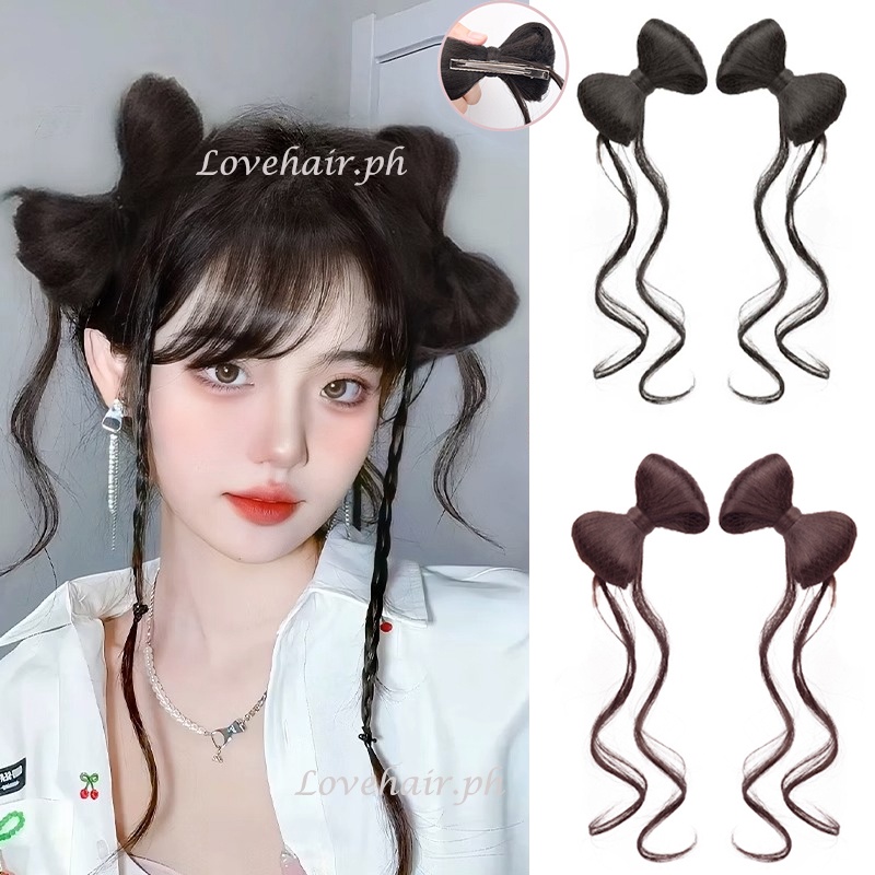 Kẹp Tóc Giả Thắt Nơ Thời Trang Cho Nữ