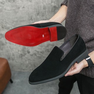 Giày Lười Da Lộn Thời Trang Cho Nam
