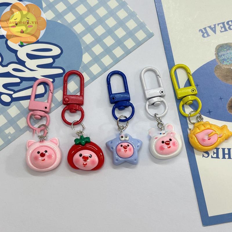 Vastji Móc Khóa Hoạt Hình Dễ Thương Vui Nhộn Dùng Làm Quà Tặng Cho Bạn Gái vn