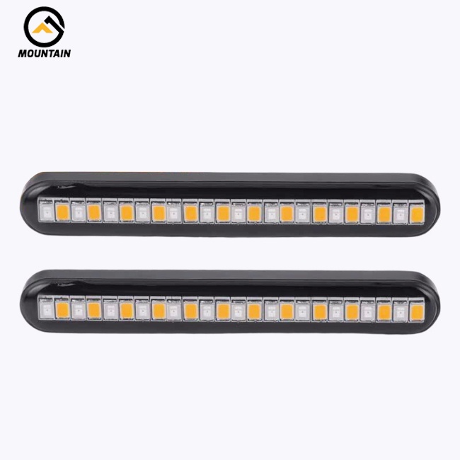 Set 2 Dải Đèn 24led Gắn Biển Số Xe Mô Tô Báo Tín Hiệu Hãm Phanh