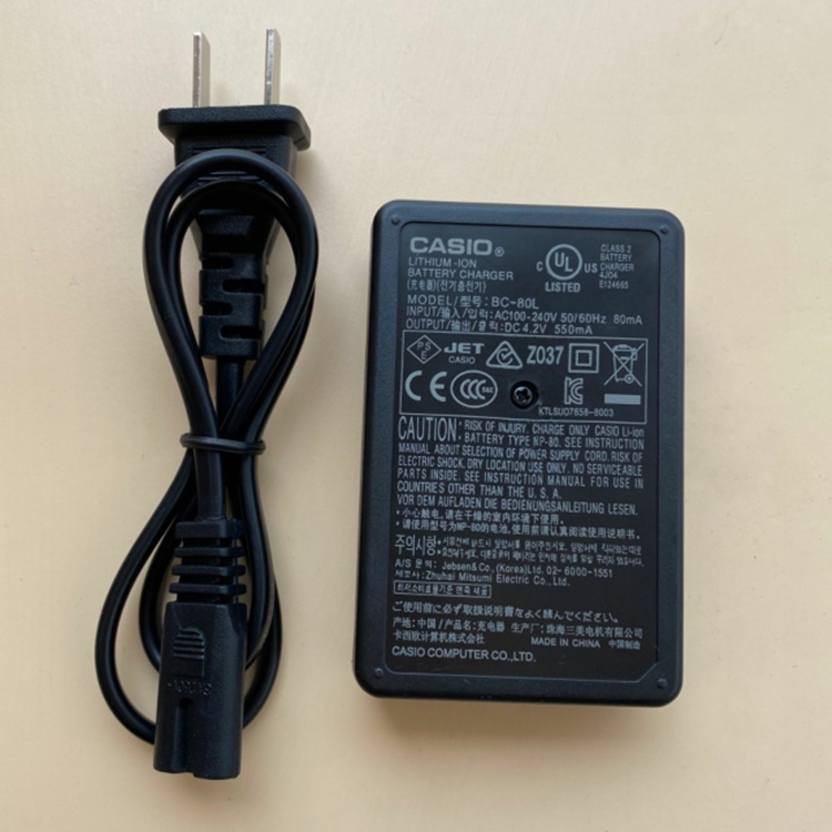 Pin Máy Ảnh + Sạc np-80 chi4c Cho casio ex-h5 h50 h60 z370 z800 r100 r300