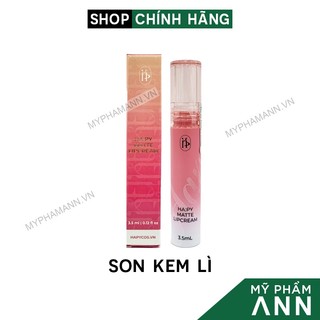 Son kem hapy matte lipcream chính hãng son giữ màu lì mịn lâu trôi
