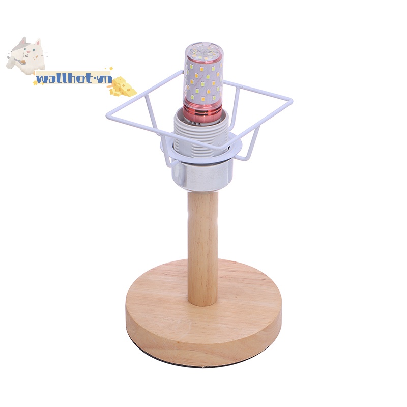 1 Bộ Khung Bóng Đèn Bằng Sắt Phong Cách vintage Cho Đèn e27