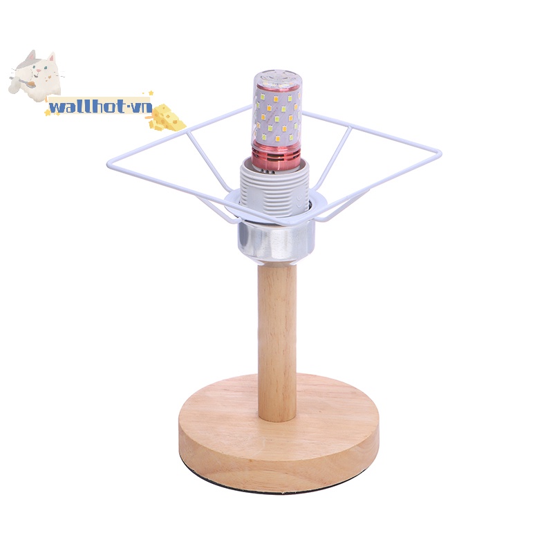 1 Bộ Khung Bóng Đèn Bằng Sắt Phong Cách vintage Cho Đèn e27