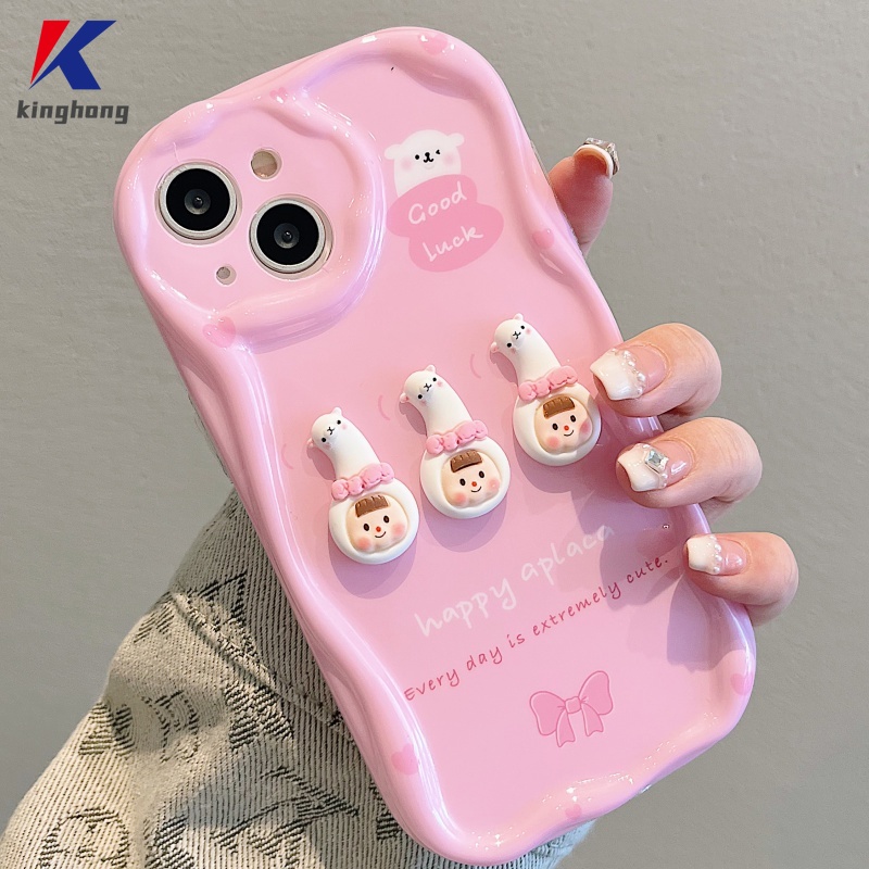 Ốp Điện Thoại Mềm Hình Búp Bê 3d Cho IPhone 6 7 6S 8 14 Plus XR 11 12 13 14 PRO MAX X XS MAX 11 12 13 Se 2020 6SPlus 7Plus 6Plus 8Plus 14Plus XSMAX
