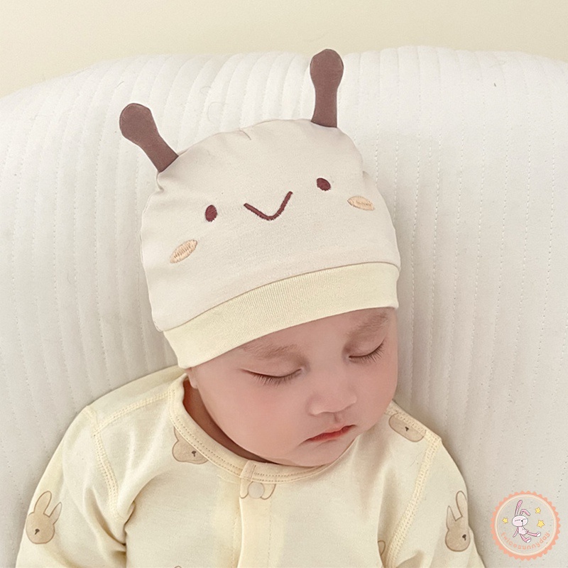 Mũ Trùm Đầu Giữ Ấm Hình Chú Ong Hoạt Hình Dễ Thương Cho Bé 0-4 Tháng Tuổi