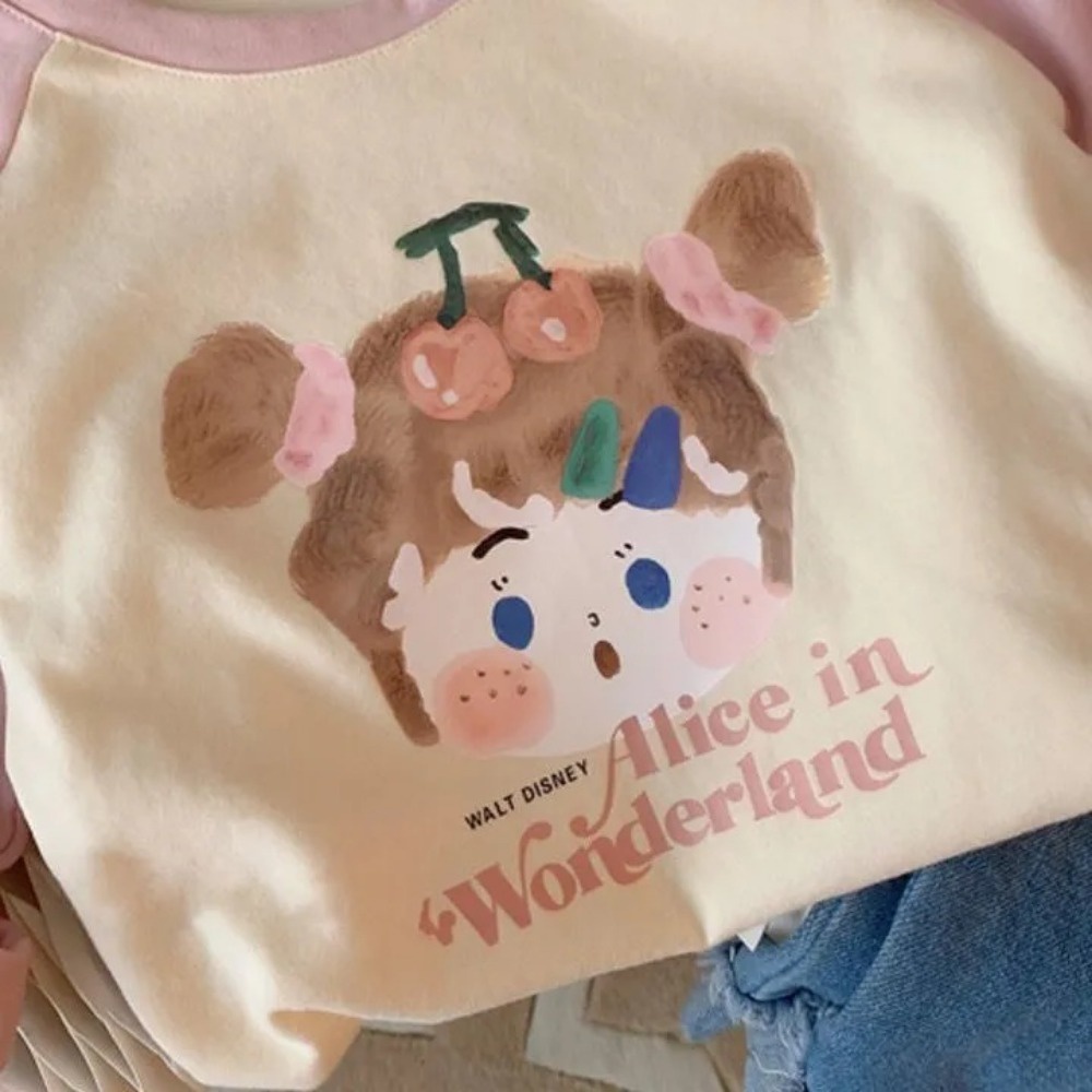 Áo Thun Thiết Kế Mới Thời Trang Mùa Xuân Thu Dành Cho Bé Gái