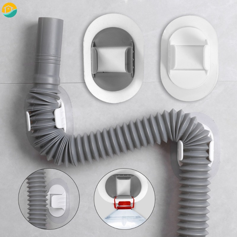 Móc Cố Định Ống Nước Máy Giặt Tự Dính Không Cần Đục Lỗ Đơn Giản Hiện Đại