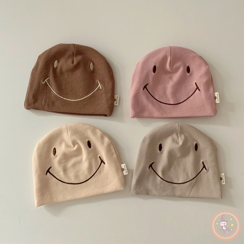 Mũ bonnet Mỏng Họa Tiết Hoạt Hình Dễ Thương Cho Bé Sơ Sinh 0-6 Tháng Tuổi
