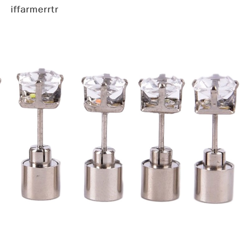 1 Khuyên Tai Hình Vương Miện Có Đèn led Phát Sáng