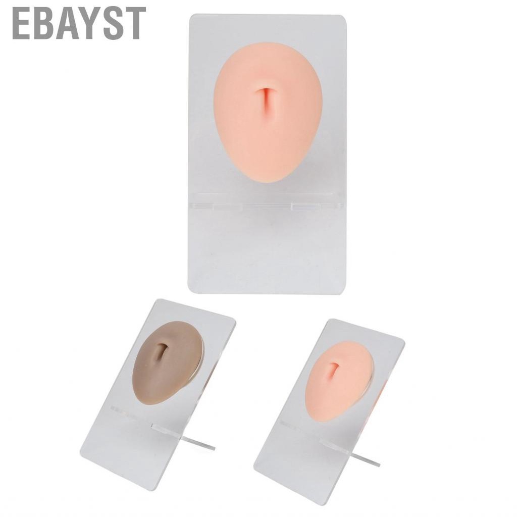 Ebayst Body Navel Model Display  Realistic Elastic 3D Silicone Belly for Piercing Practice