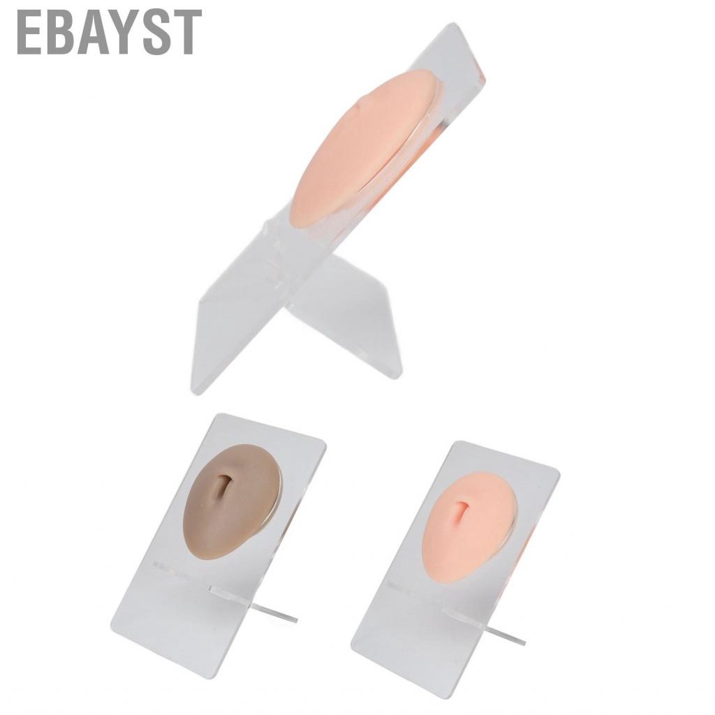 Ebayst Body Navel Model Display  Realistic Elastic 3D Silicone Belly for Piercing Practice