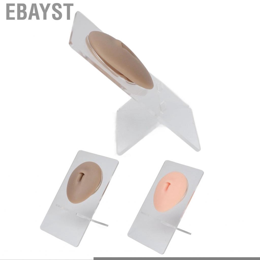 Ebayst Body Navel Model Display  Realistic Elastic 3D Silicone Belly for Piercing Practice