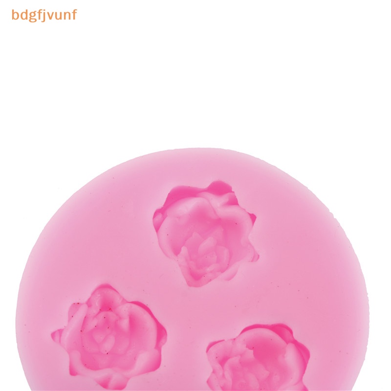 Khuôn Silicon Tạo Hình Hoa Hồng 3d Dùng Để Trang Trí Bánh