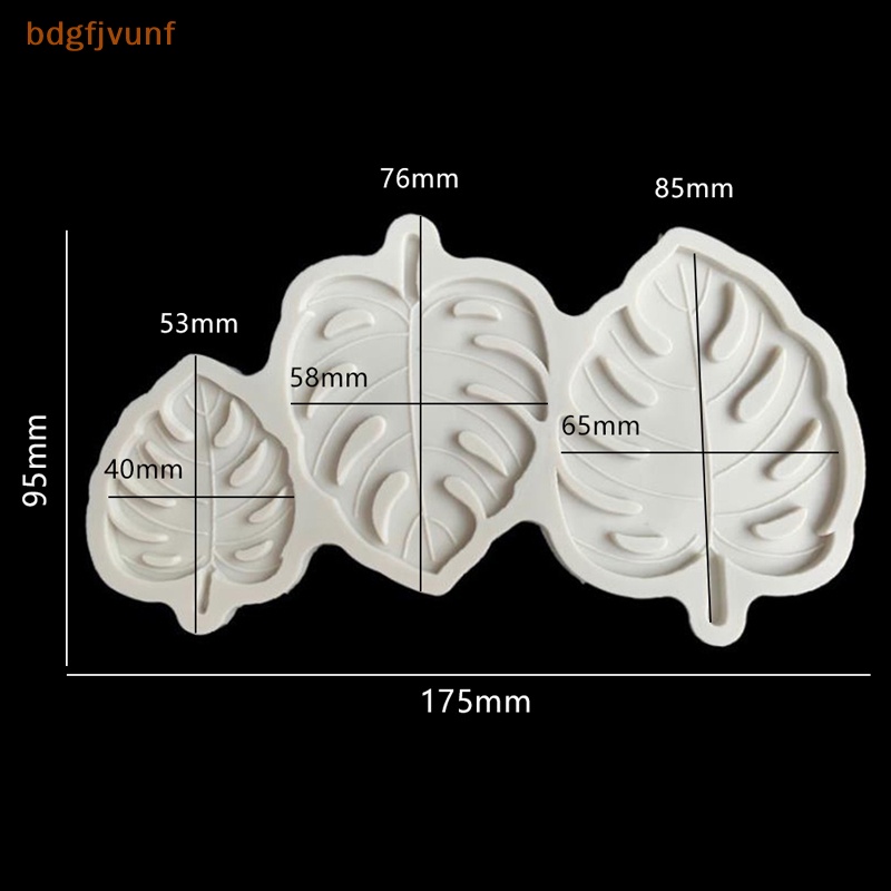Khuôn Silicon Làm Kẹo Đường Hình Lá Cây Quái Vật Dễ Thương vn