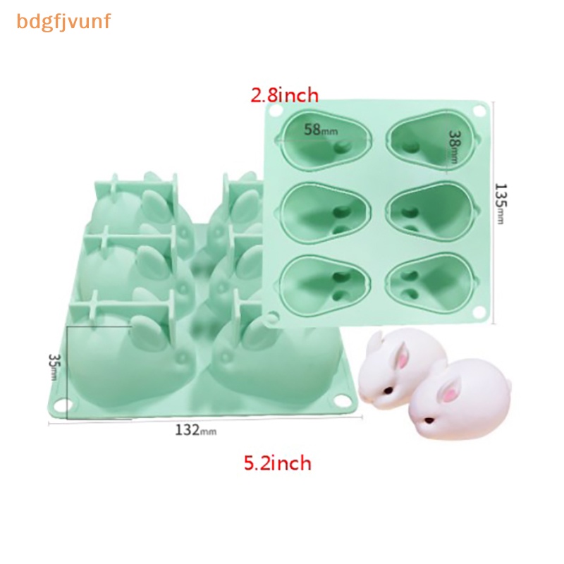 Bdgf Khuôn Silicon Làm Kẹo Socola Tráng Miệng Hình Thỏ Phục Sinh vn