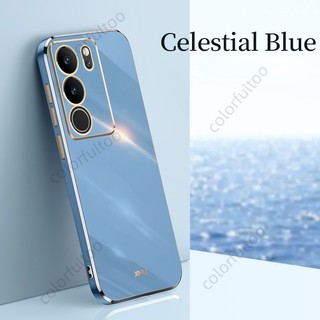 Ốp Điện Thoại tpu Silicon Mềm Chống Sốc Mạ Viền Cho vivo v29 pro v29pro v 29 vivov29 4g 5g vivo v29 5g