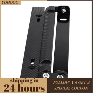 Yohooo đa năng có thể điều chỉnh bằng sợi carbon giấy phép xe ô tô khung giá đỡ gắn giá đỡ tạo kiểu