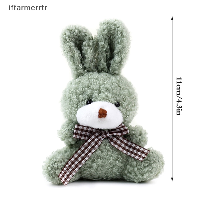Thỏ Nhồi Bông 11cm Mềm Mại Dễ Thương Làm Quà Tặng Cho Bé