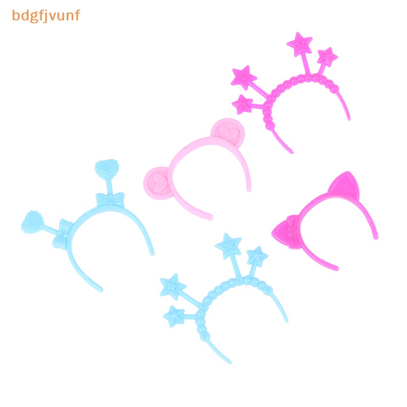 Set 5 Băng Đô Tai Thỏ / Mèo / Gấu mini 30cm Cho Búp Bê vn