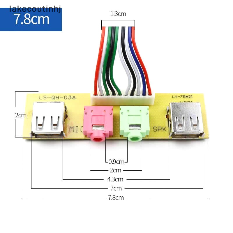 1 Cáp Âm Thanh Cho Máy Tính Phía Trước Cổng usb