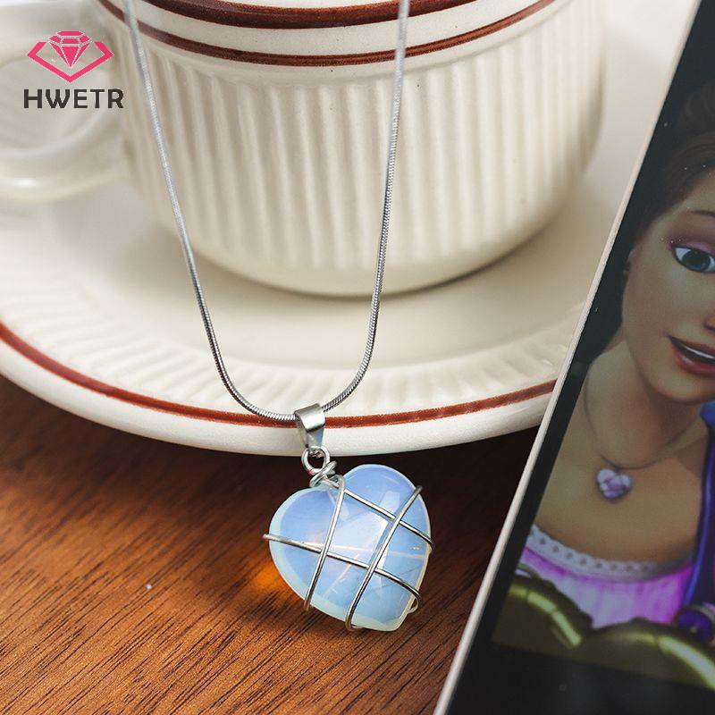 Vòng cổ nữ HWETR phối mặt phong cách búp bê Barbie sáng tạo