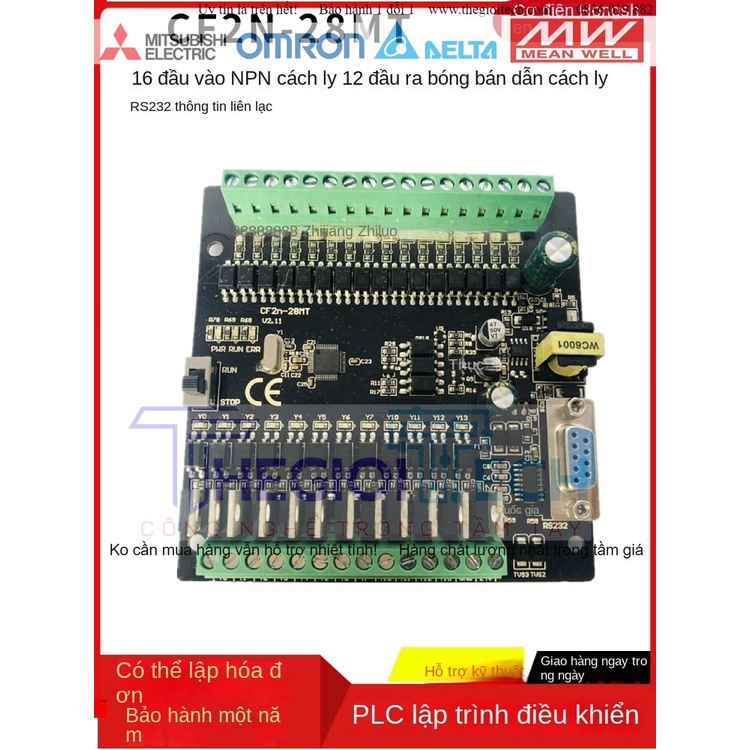 Bộ Điều Khiển Lập Trình CF2N-28MT Đầu Ra Transistor PLC Điều Khiển Xung Bước Servo