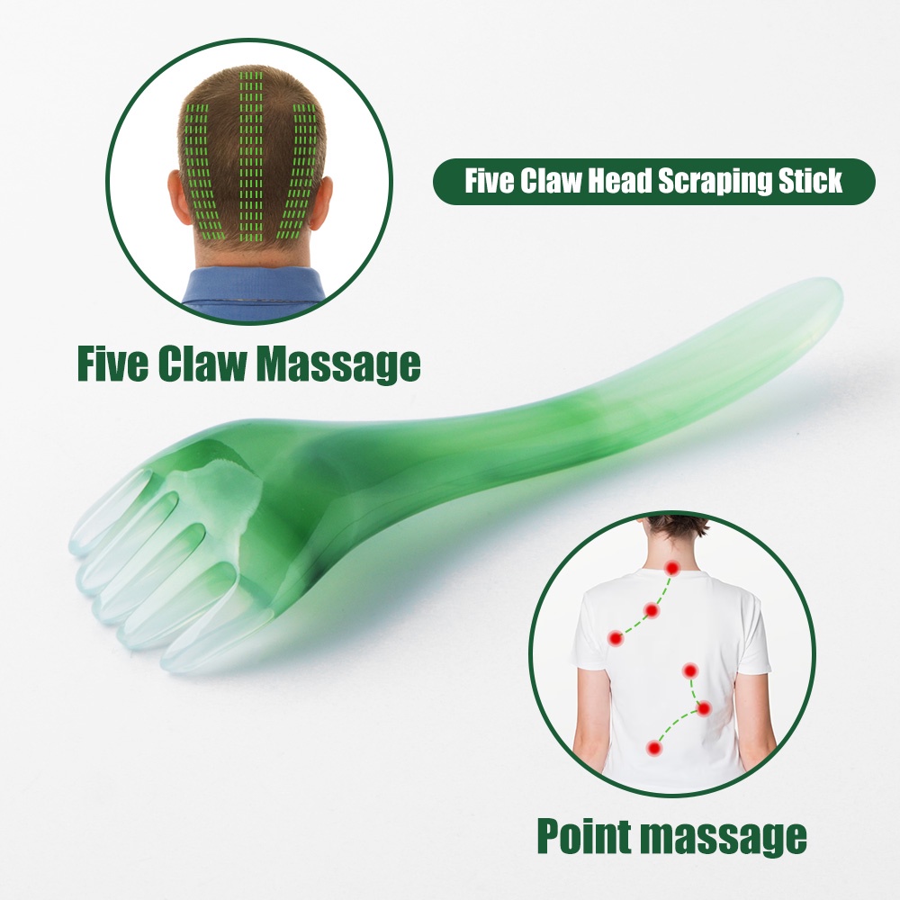 Saniye Lược Chải Tóc Mát Xa Da Đầu Bằng Nhựa resin