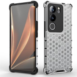 Ốp Điện Thoại Trong Suốt Chống Sốc Họa Tiết Tổ Ong Cho vivo v27 5g vivo v29 5g V30 v27e v27 v29 pro v29pro v27pro v30pro 4g 5g 2023