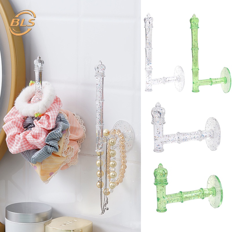 Móc Treo Băng Đô Bằng Tre Trong Suốt Tự Dính Tiết Kiệm Không Gian Đa Năng