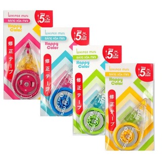 Xóa kéo Plus Whiper Mini Correction tape WH-505, 5mmx7m, màu ngẫu nhiên