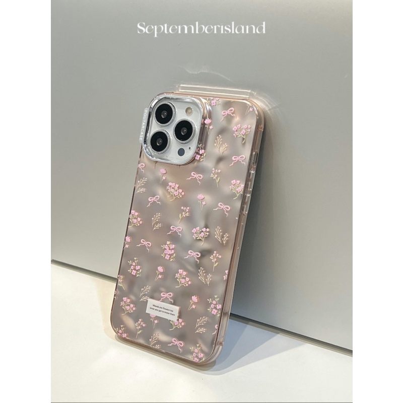 Ốp Điện Thoại Họa Tiết Hoa Phong Cách Nhật Hàn Cho Iphone 14promax 13 11 14pro 13pro 14