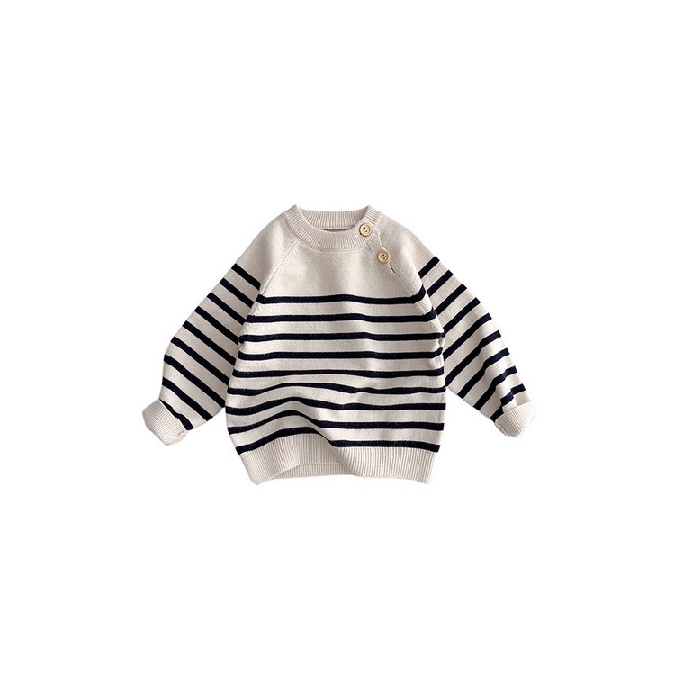 Áo Sweater Dệt Kim Tay Dài Thoải Mái Phong Cách Bắc Âu Cổ Điển Thời Trang Mùa Thu Cho Bé Trai Và Gái