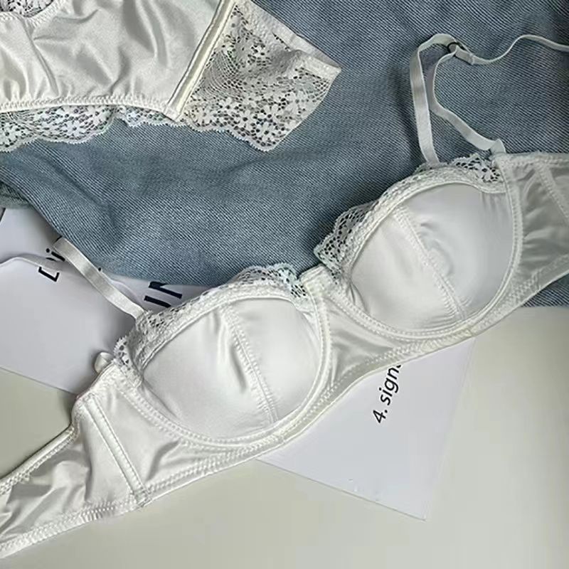 Áo Lót satin Nửa Ngực Chống Chảy Xệ Size 32-38ab