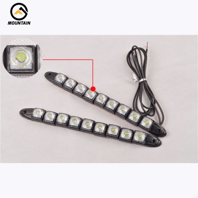 Đèn led Chạy Ban Ngày Siêu Sáng Mềm Mại Chống Thấm Nước Công Suất Cao Cho Xe Hơi