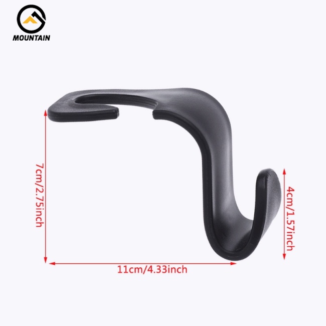 2 Móc Treo Đồ Gắn Lưng Ghế Xe Hơi Tiện Lợi