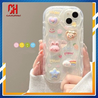 Ốp Điện Thoại Viền Cong Hình Gấu / Thỏ 3d diy Cho Realme 10 5S 5 5i 9i C17 7i C11 2021 C55 C21Y C30 C30S C33 C31 C35 C15 C21 C25 C20 C3 C12 C2 C25S C1 C25Y C2 C3i 6i C20A  Narzo 20 10 10A 20A 30A 50i 50A Prime
