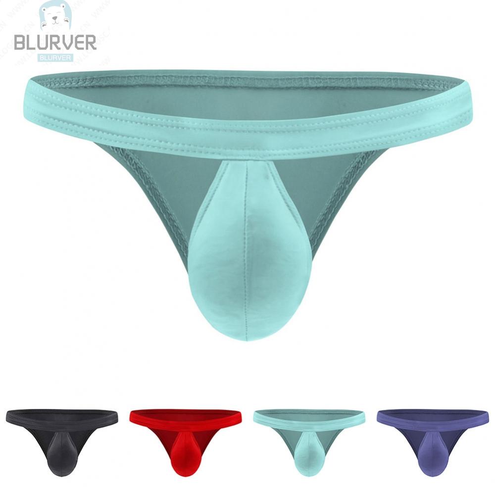 Quần Lót Lụa Màu Đen / Đỏ / Tím / Xanh Dương Nhạt Thời Trang Cho Nam Giới