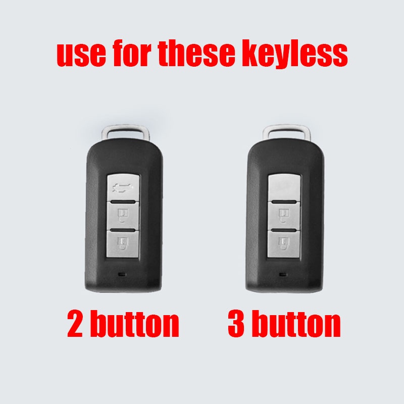 Mitsubishi Ốp Chìa Khóa Điều Khiển Từ Xa Không Chìa Khóa 0 Nút Bấm Cho Xe Hơi mitsubishi triton asx outlander 2023 xpander pajero eclipse montero colt strada lancer grandis