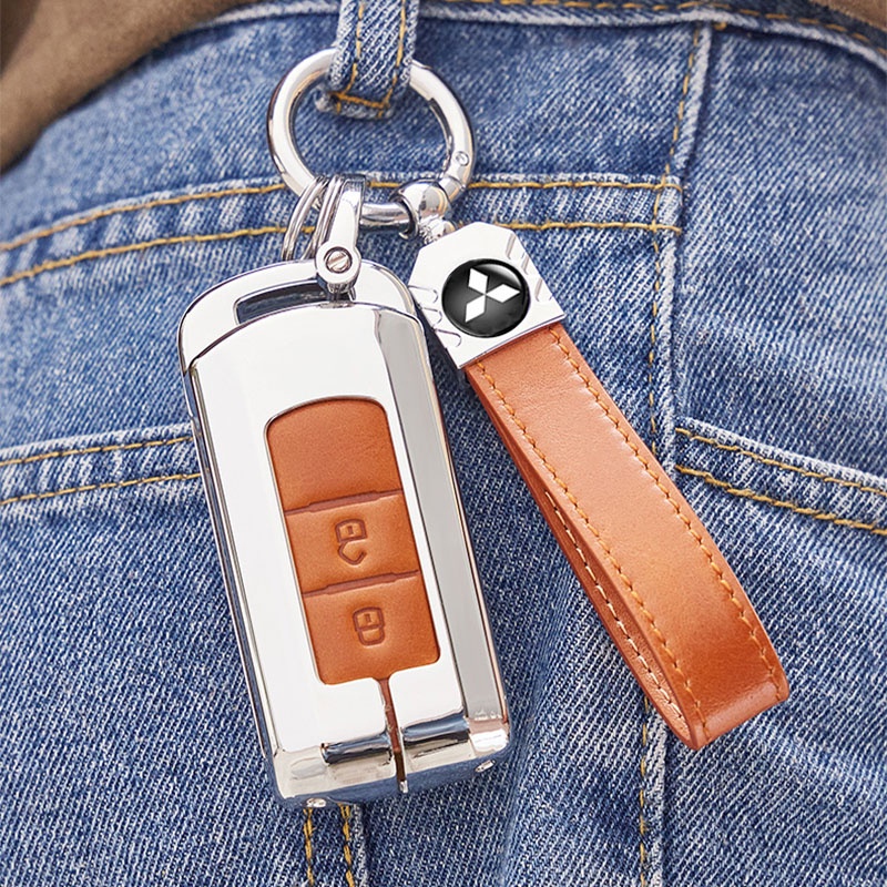 Mitsubishi Ốp Chìa Khóa Điều Khiển Từ Xa Không Chìa Khóa 0 Nút Bấm Cho Xe Hơi mitsubishi triton asx outlander 2023 xpander pajero eclipse montero colt strada lancer grandis