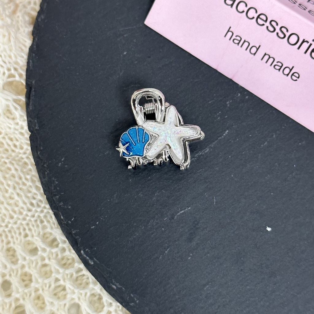 Kẹp Tóc Hình Nơ Ngôi Sao Năm Cánh Phong Cách Hàn Quốc Mới